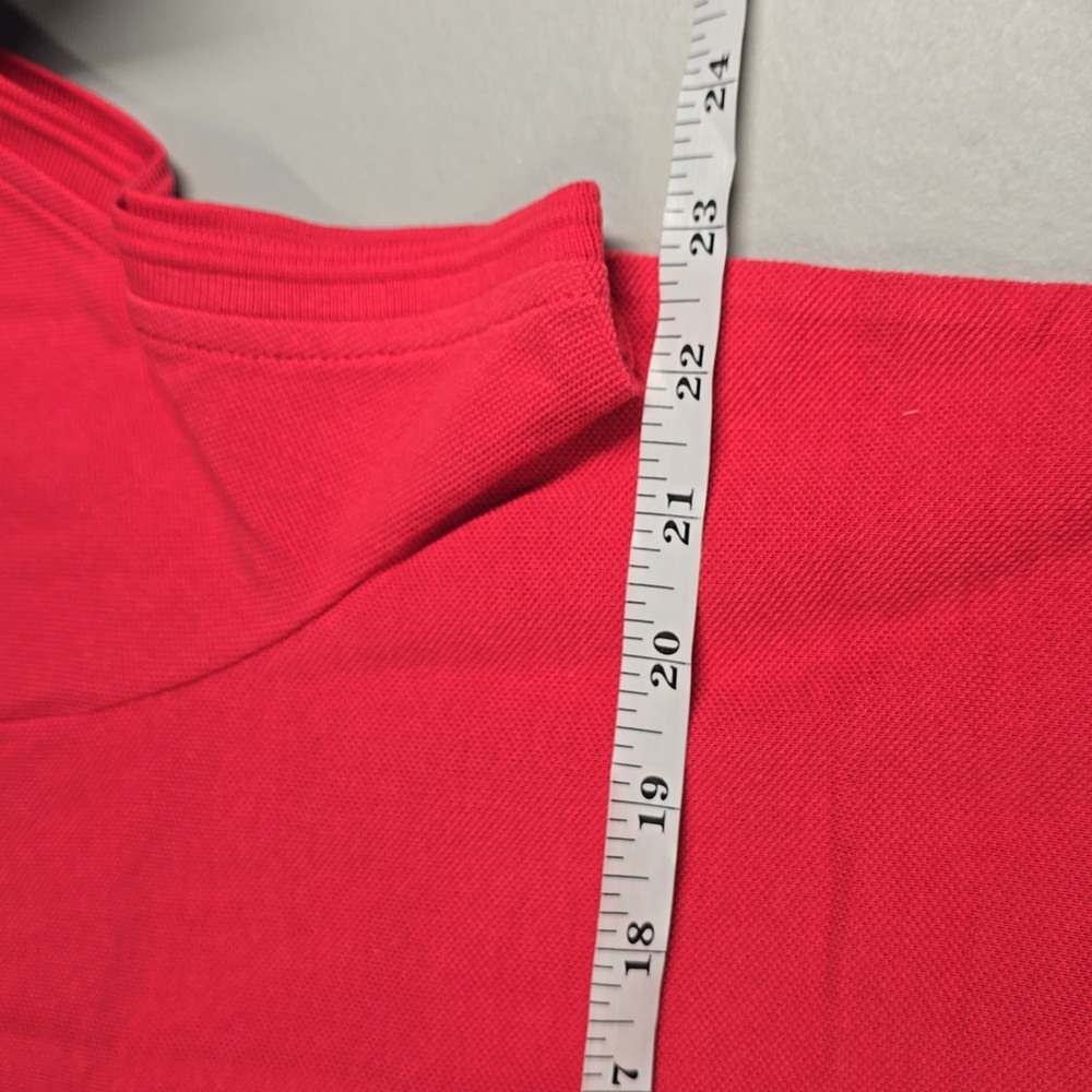 Izod Bright Pink Button Down Polo Shirt - Picture 5 of 6